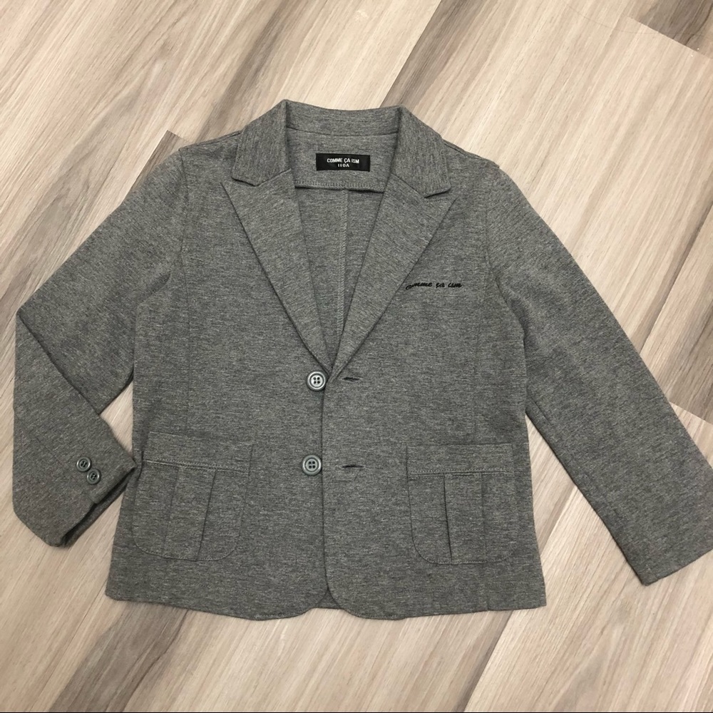Toddler Boy’s Gray Blazer Jacket
